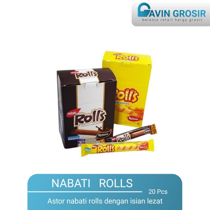 

Nabati rolls astor dengan isian tebal