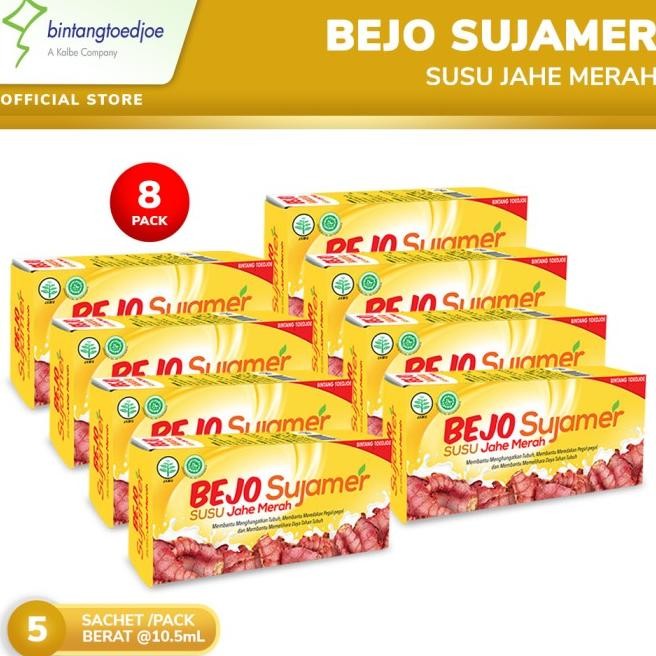 

Bejo Susu Jahe Merah (Sujamer) 8 Pa ( 40 Sachet )