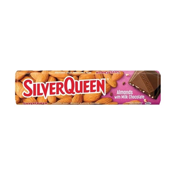 

SILVER QUEEN COKLAT ALMOND 55 GR