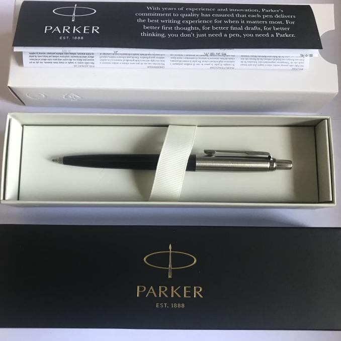 

Pulpen Parker Jotter SPC Ballpoint Black Crome Trim