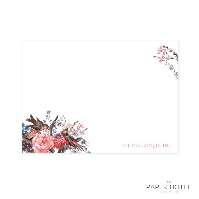 

Notecard - The Birdie (Personalized Initials/ Name, 16pcs)