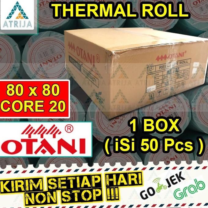 

TERBARU - Thermal Roll Otani 80x80 Core 20 - 1 Box (50 Roll)