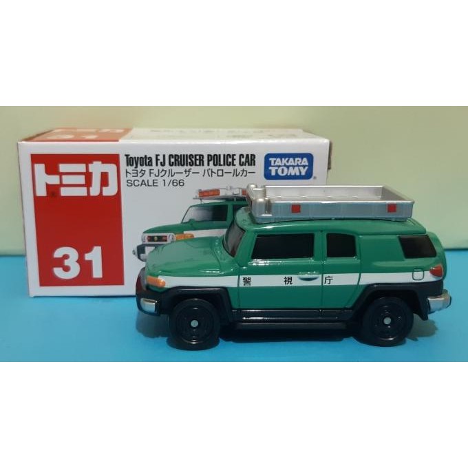 Tomica Takara Tomy 31 Toyota FJ Cruiser Police Car 01