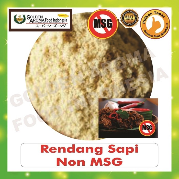 

Lhiu - Bumbu Tabur Rendang Sapi Non Msg 1 Kg Bubuk Rendang Seasoning Gafi