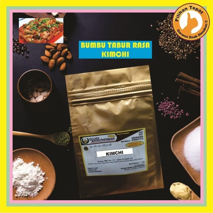 

Lhiu - Bumbu Tabur Kimchi 1 Kg Enak Gurih Murah Bubuk Tabur Rasa Kimchi Halal