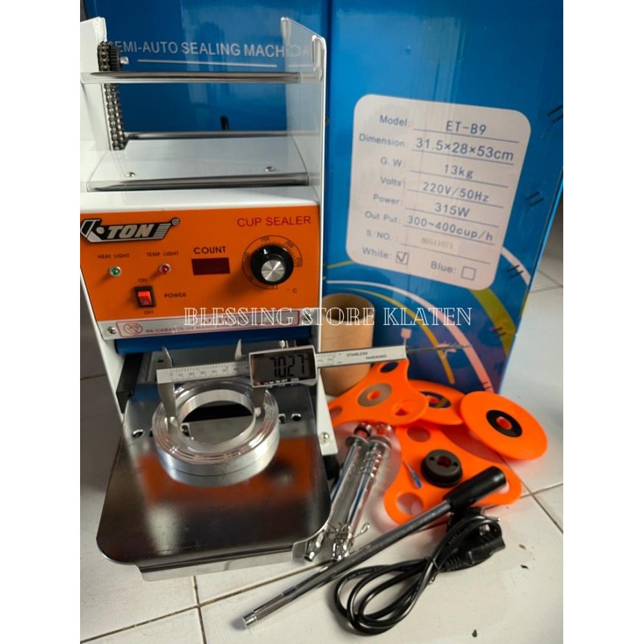 ] PROMO MURAH  CUP SEALER SEMI AUTO SMALL CUP + DIGITAL COUNTER / CUP SEALER SMALL / CUP SEALER