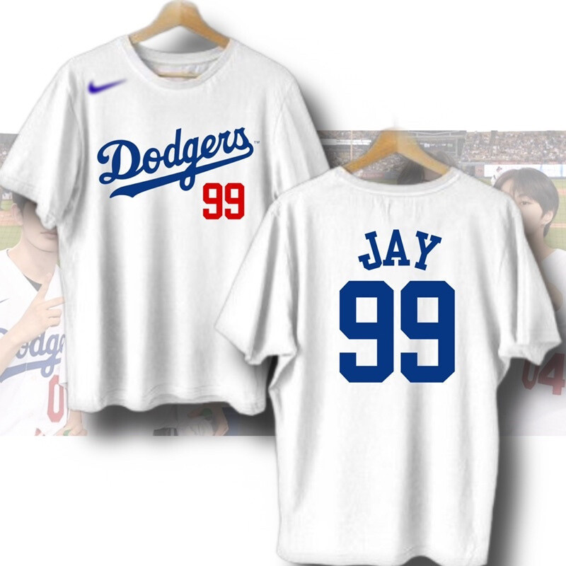 2023 NEWCod Dodgers Shirt Loose Printed T-Shirt untuk Unisex-ENHYPEN |I9lfXtb3|