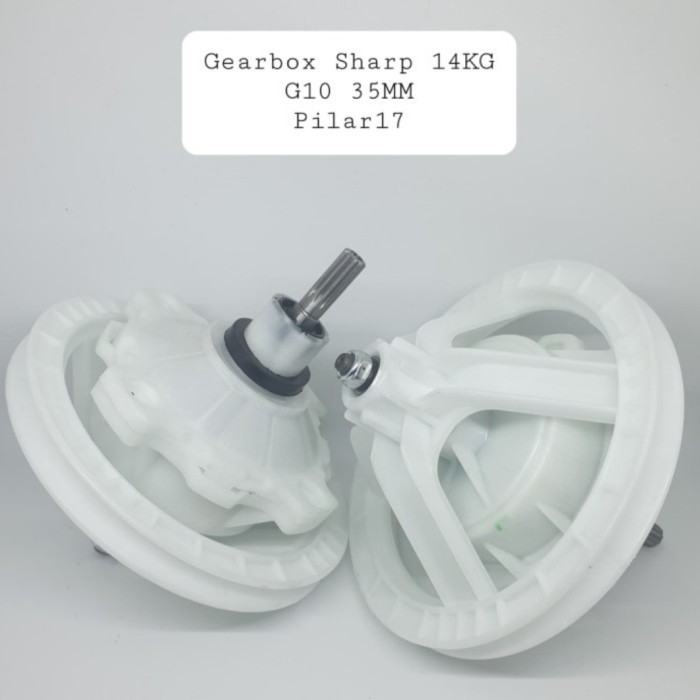 gearbox mesin cuci sharp kapasitas 14kg grigi 10