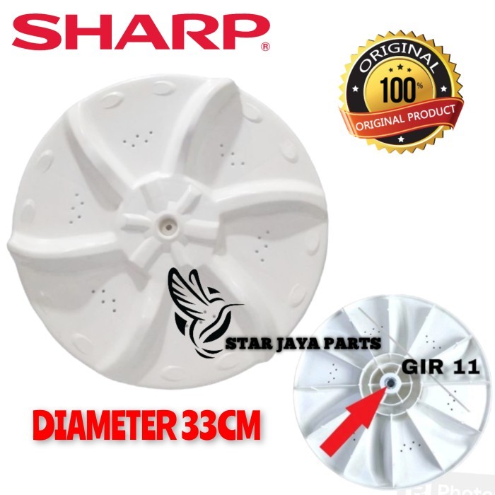 Pulsator Sharp ES-F800H BL Pulsator Sharp ESF 800H 33cm Gigi 11z Original