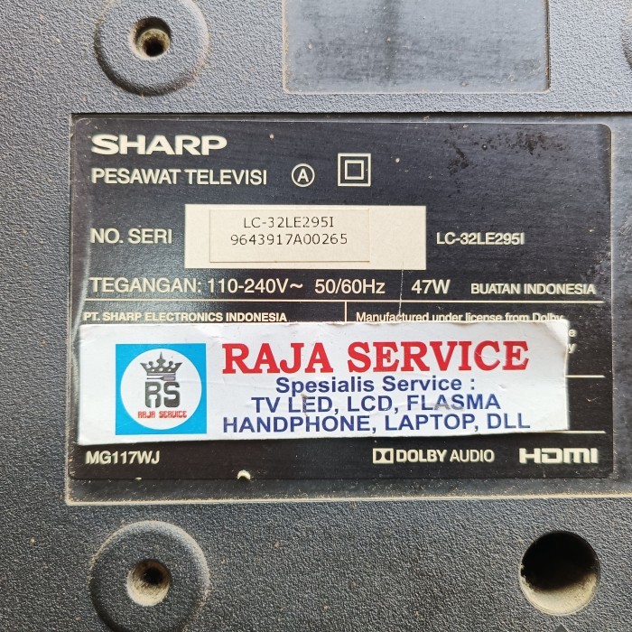 tcon tv sharp LC-32LE295I LC32LE295I t-con t con ticon tikon mesin