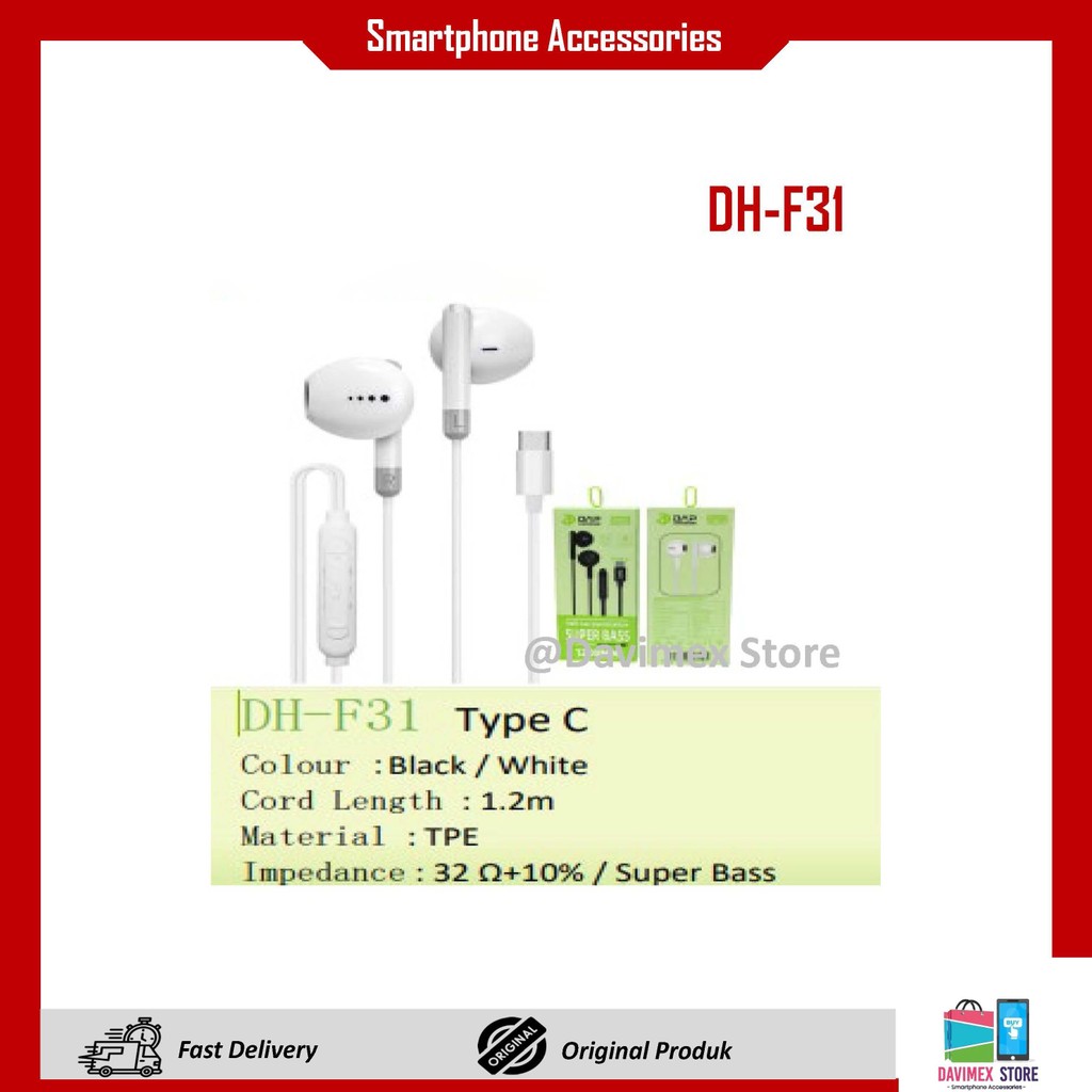 [ORI] DAP DH-F31 Headset DAP Packing Dus Satuan Headset