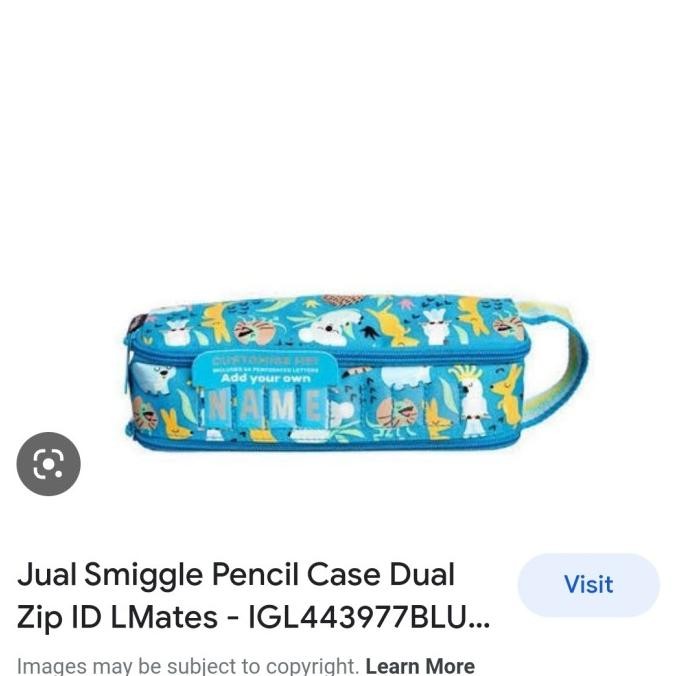 

SMIGGLE Pencil Case Dual Zipid Dino Wander - Puffer Pocket - BEST ITEM