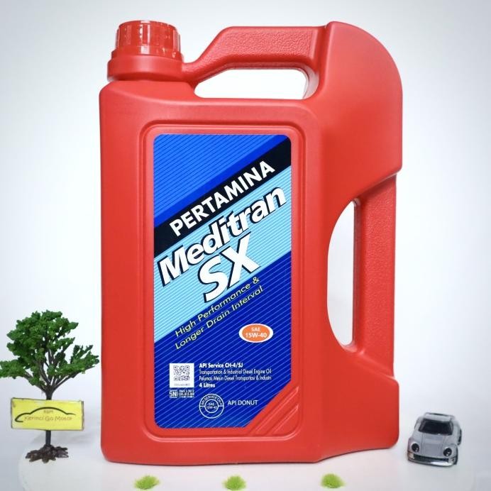 Perlengkapan Otomotif Oli Meditran Sx 15W-40 4L Galon Pertamina - Oli Diesel Meditran Sx 15W