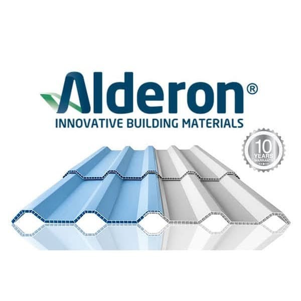 ALDERON ATAP U PVC MERK ALDERON LEBAR EFFEKTIF 83 CM PER METER