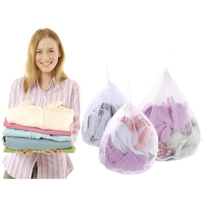 FLASH SALE LAUNDRY NET KANTONG JARING LAUNDRY BAG BRA NET SERUT JARING HALUS - S