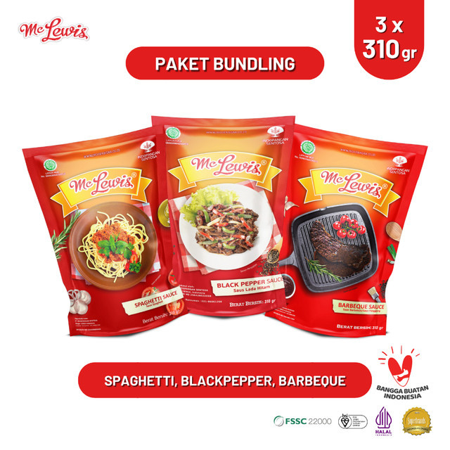 

[PAKET] Barbeque Sauce - Blackpepper Sauce - Spaghetti Bolognese Sauce