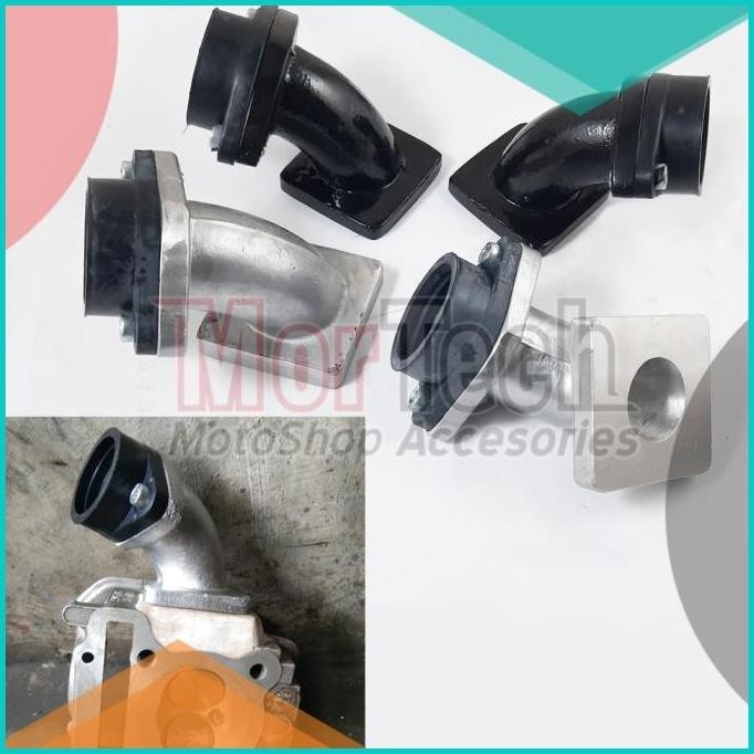 Intake Intek Manipol Sleep Engine Manifold Balap Karbu PE PWK 34 35 1
