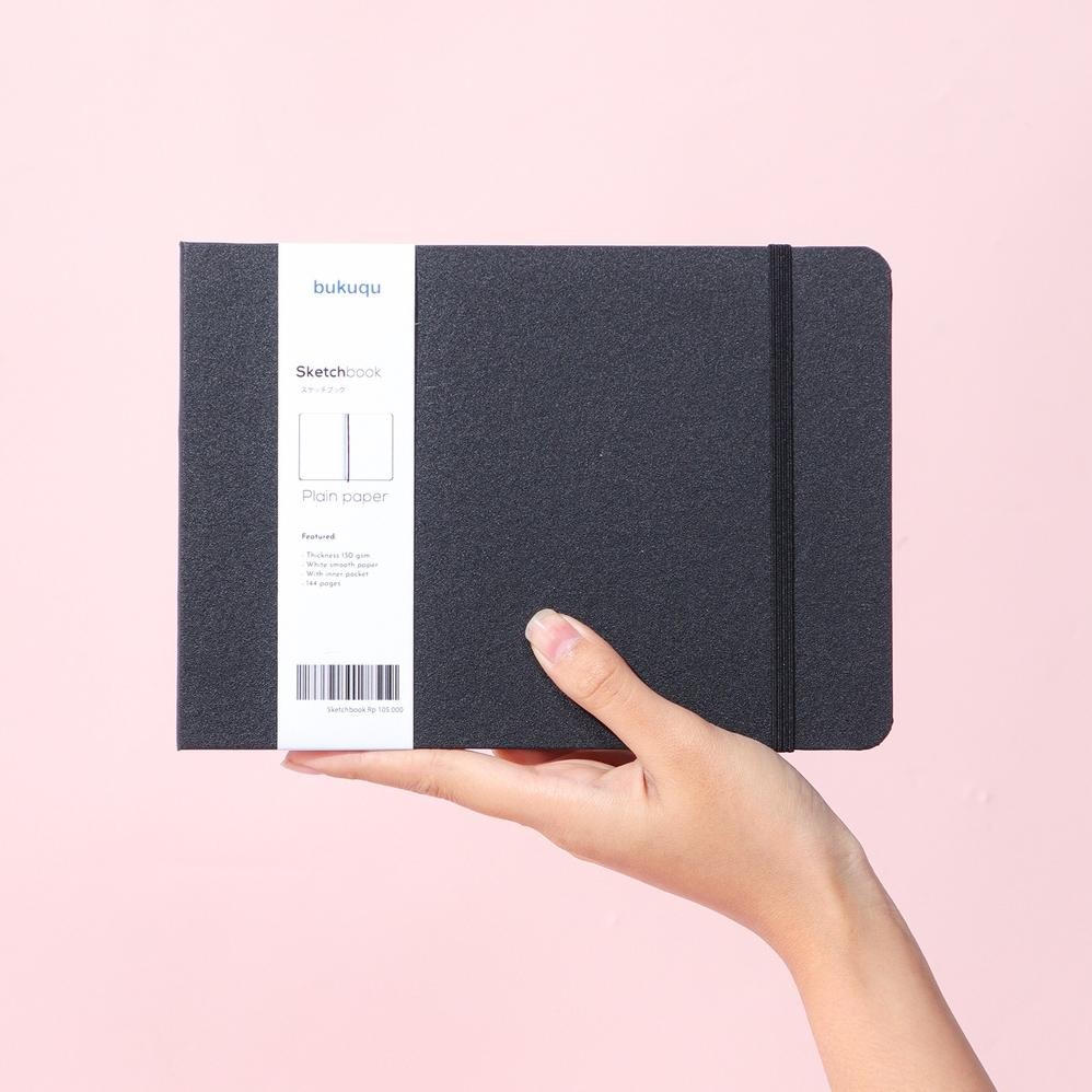 

Kekinian Bukuqu Sketchbook Hardcover - Notebook Gambar / Lukis / Cat Air Tebal / Sketch Book / Buku Sketsa Berkualitas