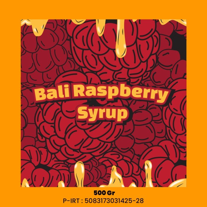 

Biji Kopi Specialty Arabica Bali Raspberry Syrup 500 Gram Roasted Bean
