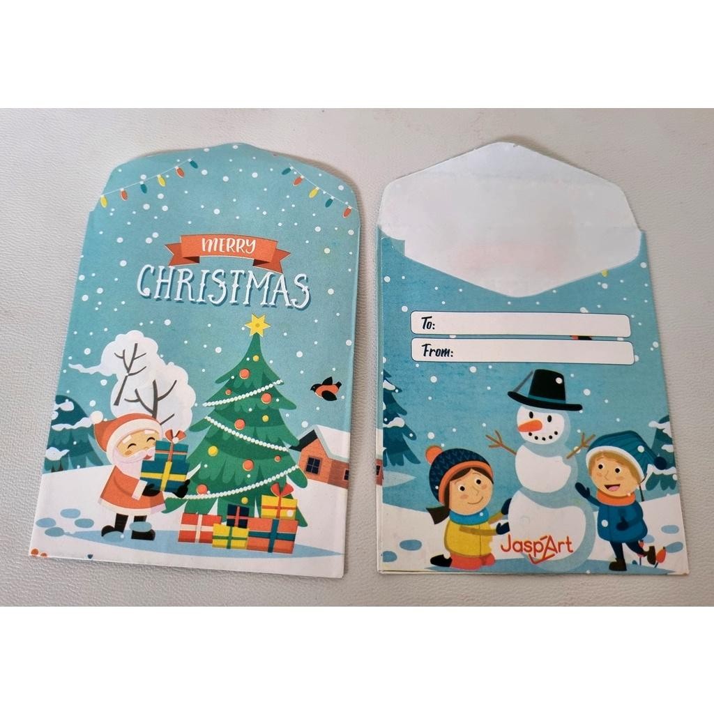 

Angpao Natal Dan Tahun Baru Angpao Merry Christmas Amplop Natal Ukuran Medium Ready Stock Berkualitas
