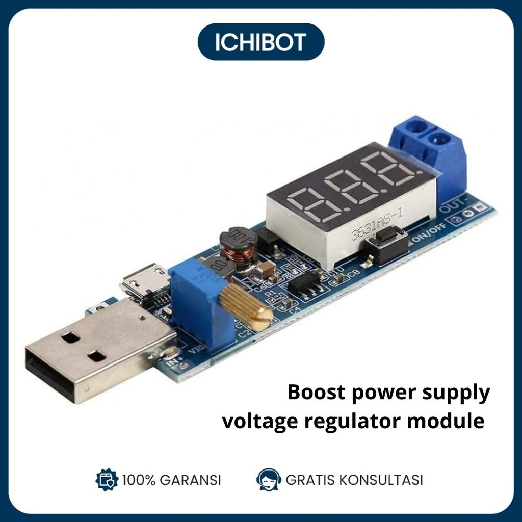 A118 HW-132 USB Buck Boost Step UP Voltage DC-DC 5V to 3.3V 9V 12V 18V 24V Modul Konverter DC-DC USB