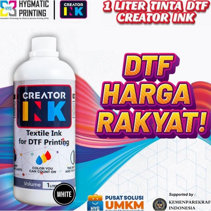

Tinta DTF | Tinta DST | Sablon Digital - CREATOR INK - 1 Liter H32T