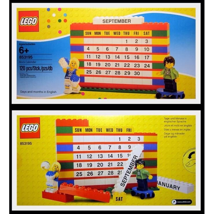 

Lego 853195 - Brick Desk Calendar Set Kalender Building Calender Gift Kualitas Premium