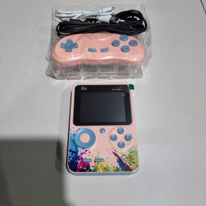 Gameboy G5 Console Portable GamePlayer Classic 500 Game Pink