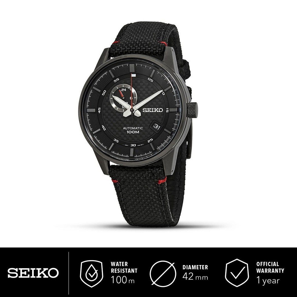 Jam Tangan Pria Seiko Neo Sports Automatic Nylon SSA383K1 Original
