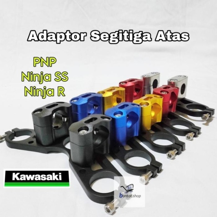 MJ Segitiga Atas Untuk Stang Pipa Ninja SS Dan Ninja R Kips