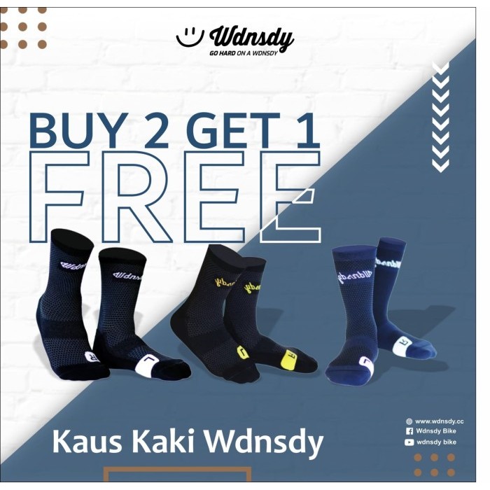 [Bundling Promo] Kaos Kaki Wdnsdy