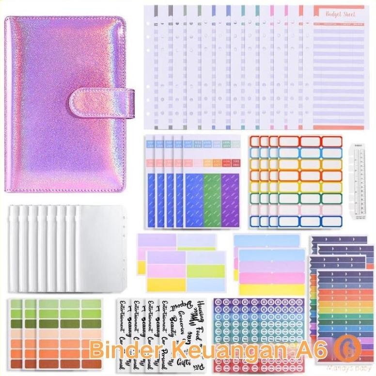 

Ready Penjual LokalA6 Binder Keuangan Pu Polos Keuangan Lengkap Buku Harian Menghemat Uang Binder Photocard Beberapa Warna Murah
