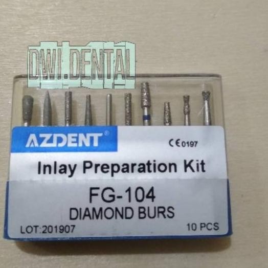 Diamond Bur Set Latihan Preparasi Gigi
