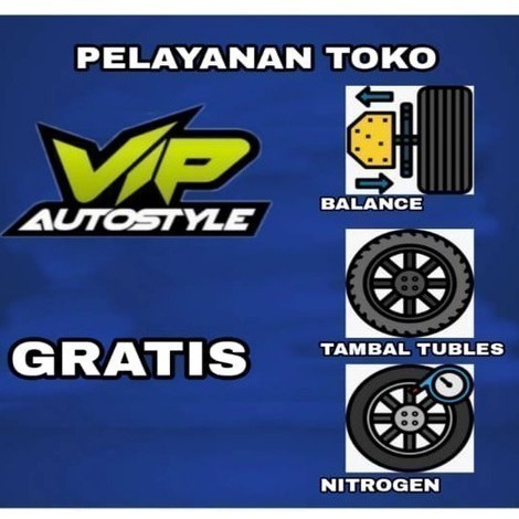 paket velg plush ban ring 15 untuk Toyota Avanza, Kijang LGX, Veloz