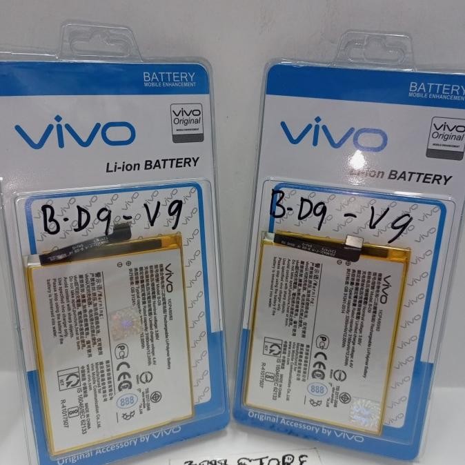 Baterai Vivo V9 Battery B-D9 Vivo V9 B D9 Batre Original Batrai [terbaik]