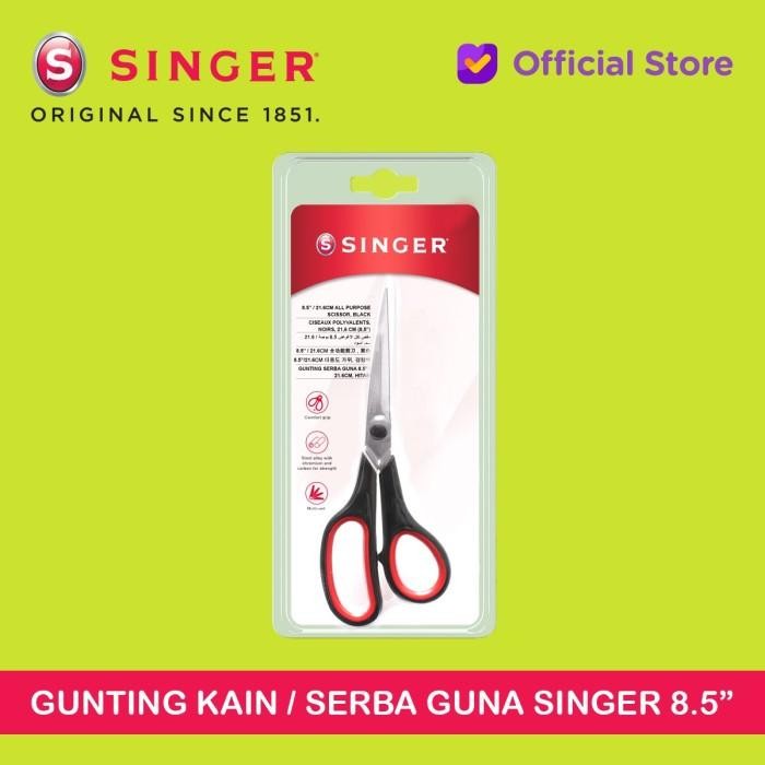 

Gunting Kain (Serba Guna) SINGER 8.5" (21,6 cm)