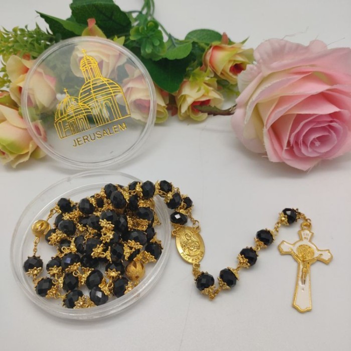 

Rosario Impor Jerusalem Kristal Pure Color 10 Mm