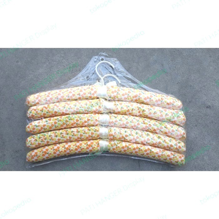 5pcs Hanger Gantungan Baju Busa Satin Display Pakaian