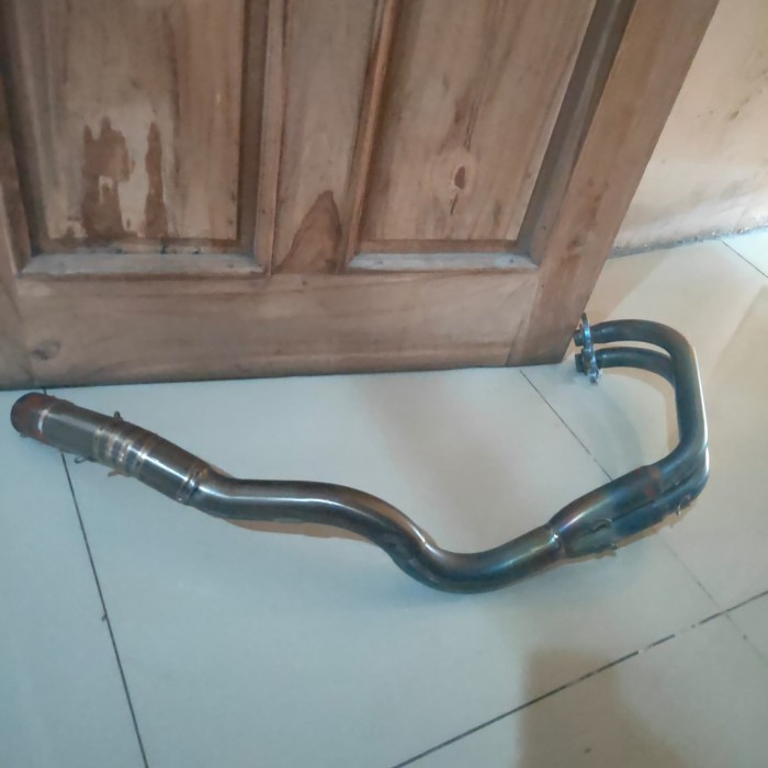 {Bekas} leher header r9 ninja 250 fi titanium Berkualitas