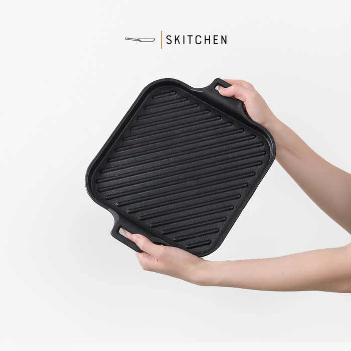 

Giza Grill Pan by SKITCHEN/Cast Iron PREUM/Panggangan Besi Cor