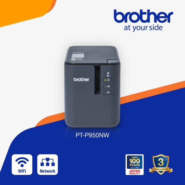 Brother Printer Label PT-P950NW Label Maker / Pembuat Label PT P950NW