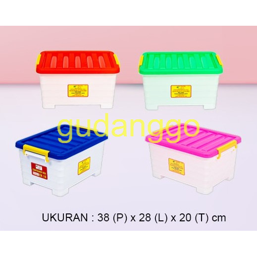 Container Box Plastik CB 16 Liter Kotak Penyimpanan Serbaguna