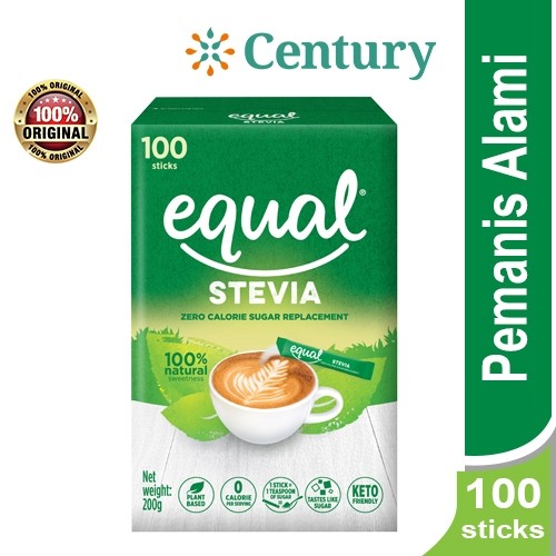 

Aqual Stevia isi 100 Sticks / Pemanis Alami / Gula Sehat / Nol Kalori