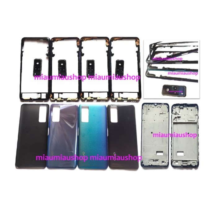 TULANG BEZEL + BACKDOOR CASING HOUSING VIVO Y51 2020 / Y51A