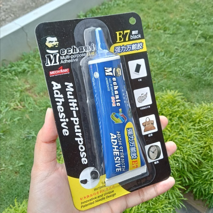 LEM SUPER LENGKET MECHANIC E7 50ML PUTIH ORIGINAL LEM JELLY MECHANIC