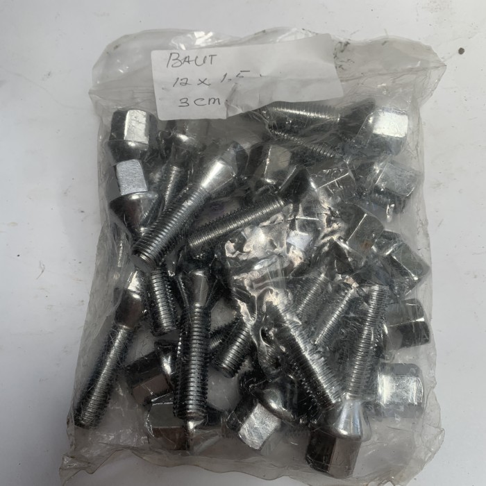 BAUT RODA VELG MOBIL MERCEDES, BMW, AUDI - 12X1.5 X3CM