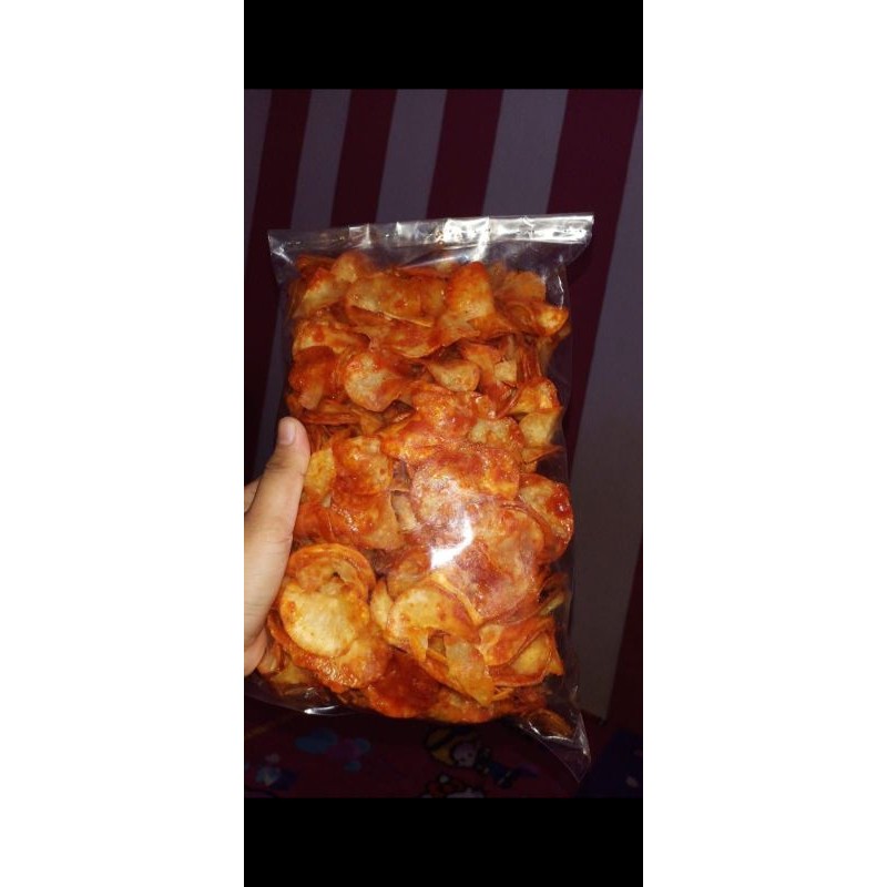 

kripik singkong pedas