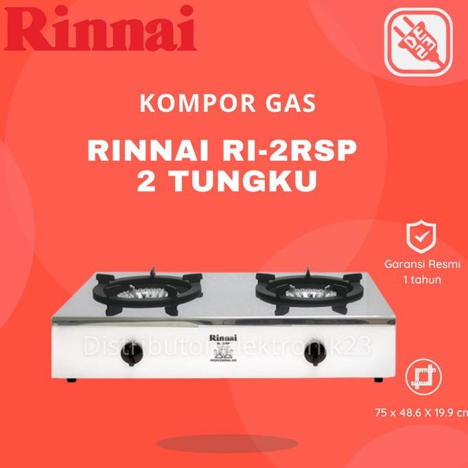 Rinnai Kompor Gas 2 Tungku - RI-2RSP RI2RSP RDN