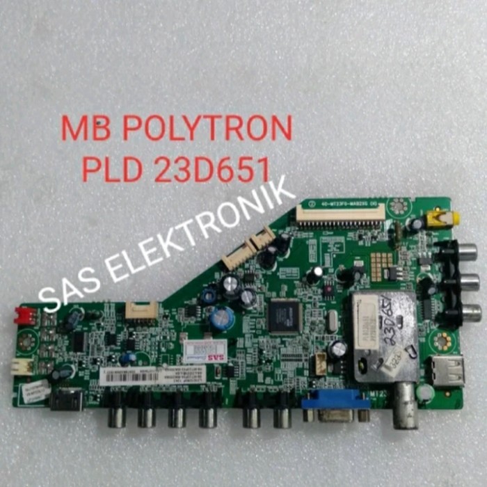 MB MOTHERBOARD MAINBOARD MESIN TV LED POLYTRON PLD-23D651 PLD23D651