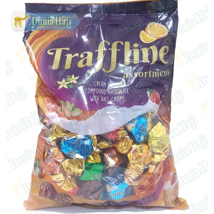 

Coklat Arab Truffline 1Kg Traffline Turki With Rice Crispy Cokelat